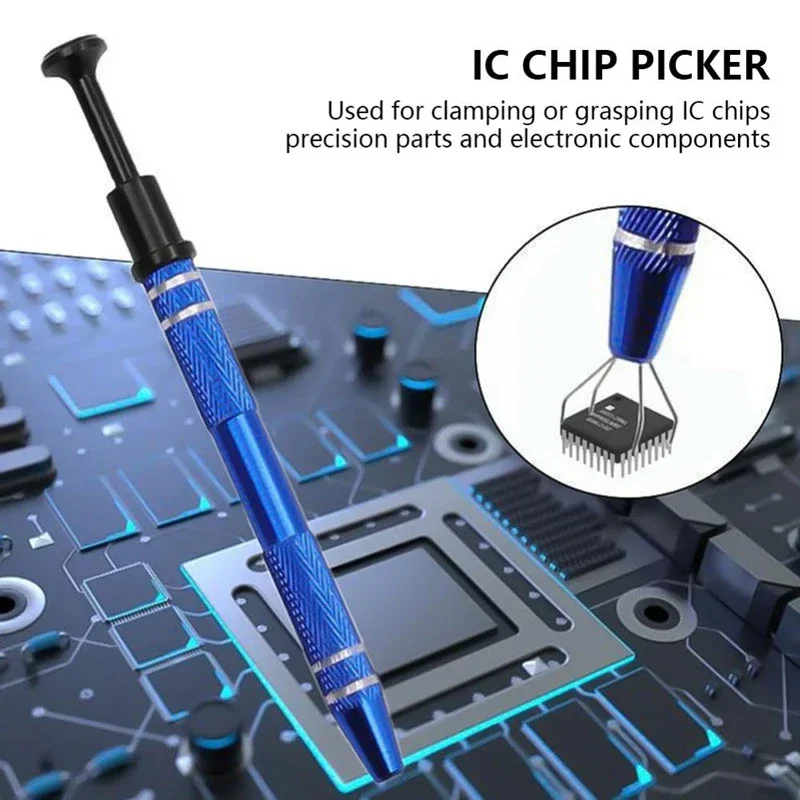 Elektronik Repair - 4-Claw IC Chip Extractor Remover Tool