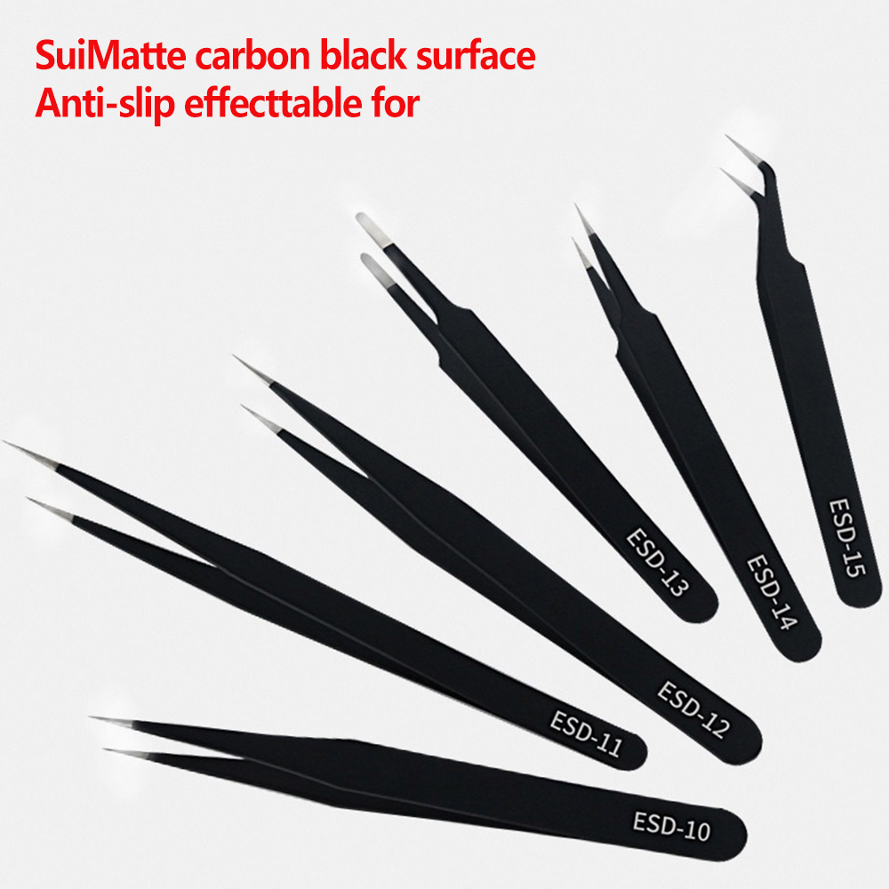 6pcs Precision Tweezers Set ES – Elektronik Repair Bewertung und Preis