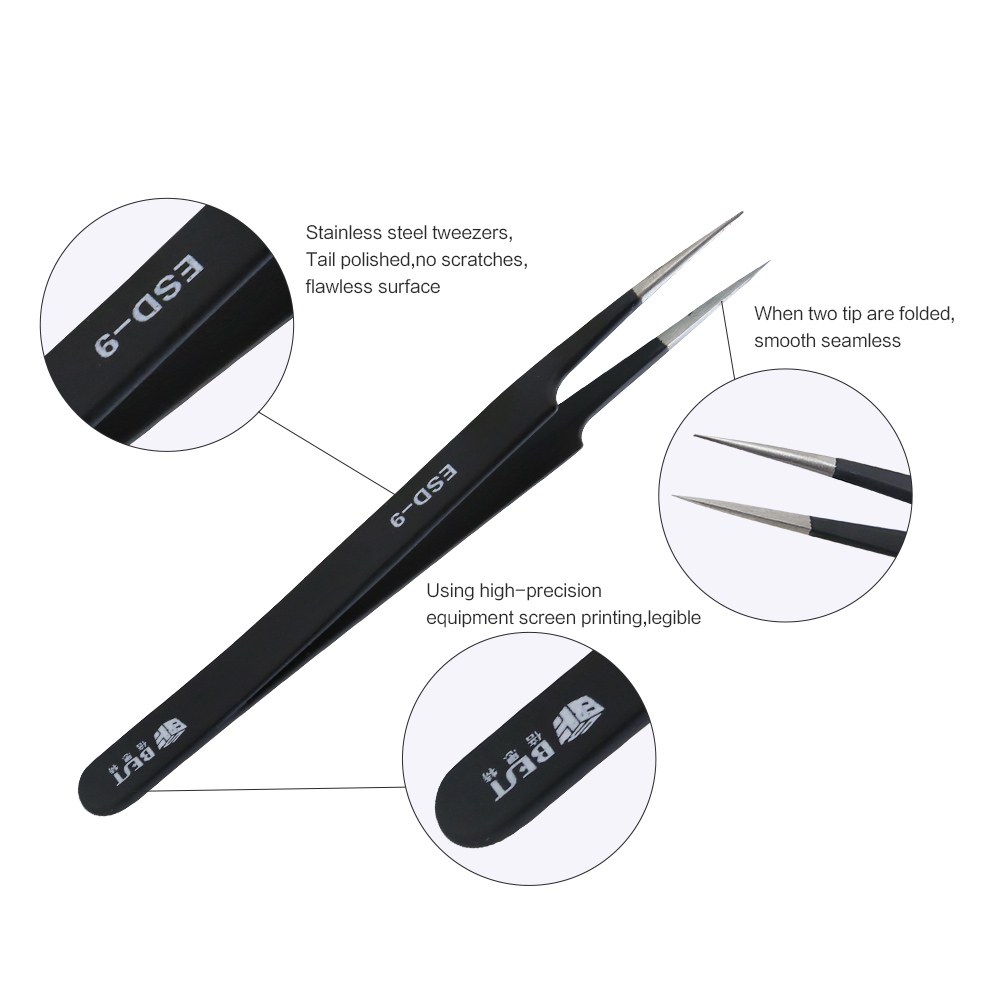 BST-ESD-9 Anti-Static Tweezers – Smd Tweezer Set Bewertung und Preis