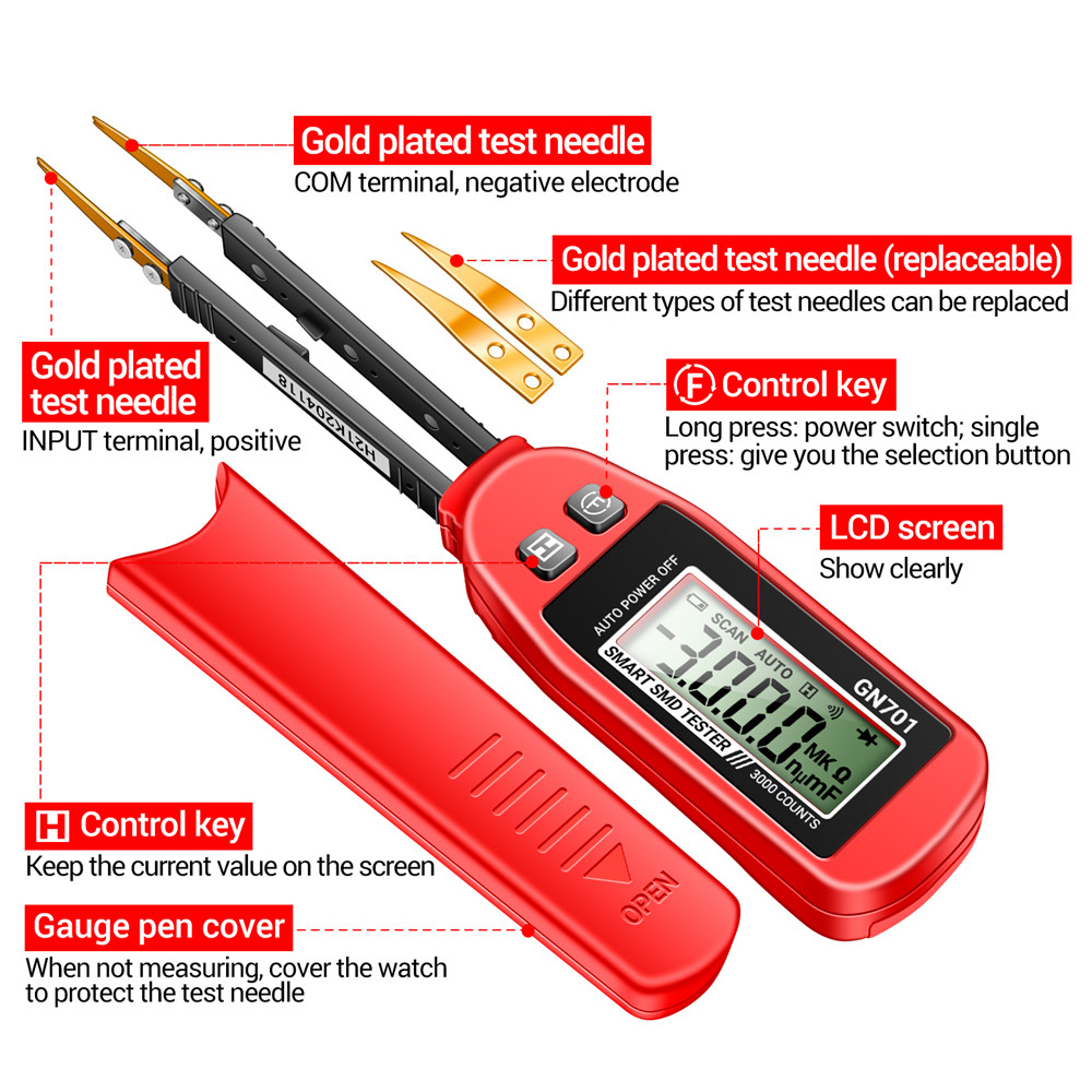GN701 Mini Smart Tweezer LCR S – Smd Tweezer Set Bewertung und Preis