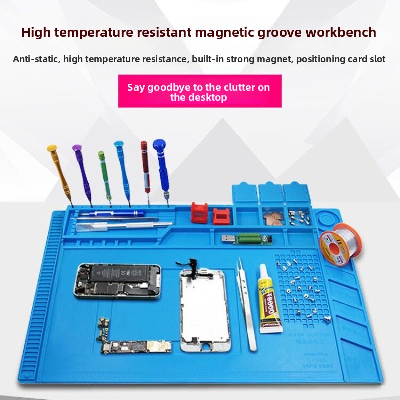 Magnetic Silicone Repair Mat f – Electronics Repair Workbench Bewertung und Preis