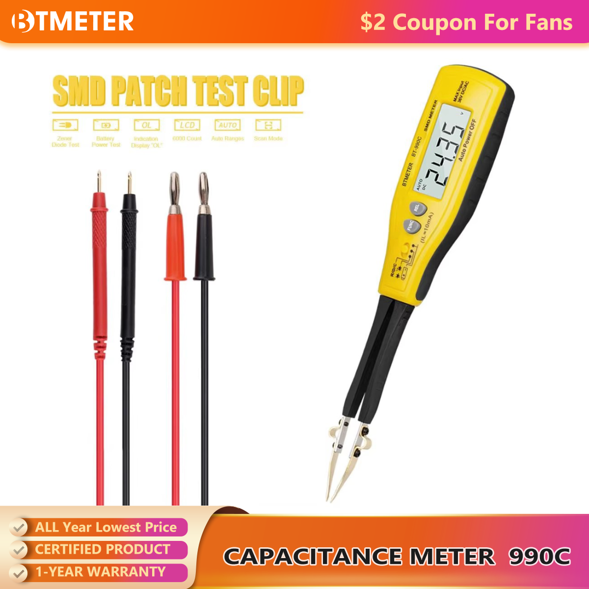 990C Smart SMD Tester Smart Tw – Smd Tweezer Set Bewertung und Preis