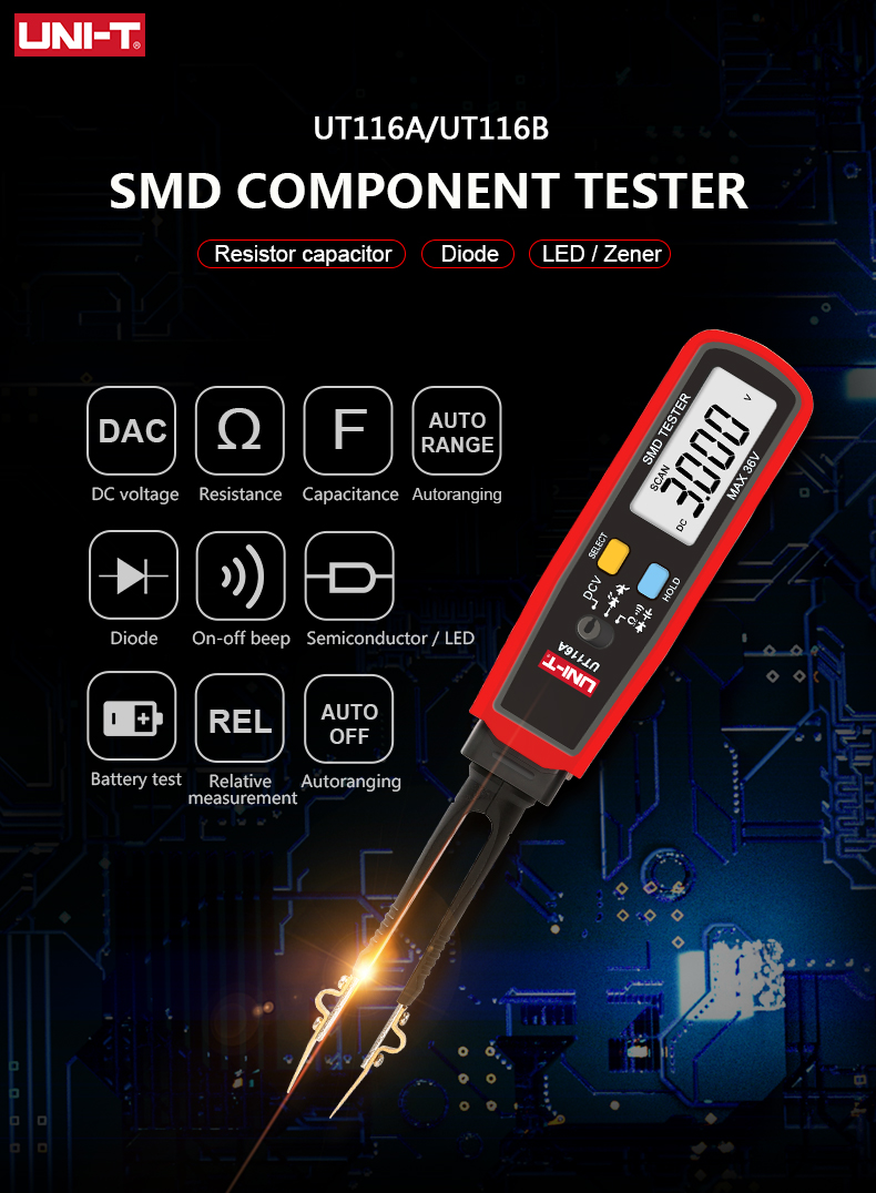 UT116A UT116C Digital Tweezers – Smd Tweezer Set Bewertung und Preis